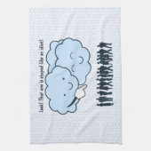 Cloud Mocks Menschen Formen Funny Cartoon Küchentuch (Vertikal)