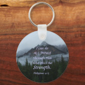 Cloud Mountain - Stärke Schlüsselanhänger (Vorderseite)