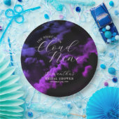 Cloud neun Black Celestial Galaxy Brautparty Pappteller (Party)