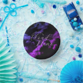 Cloud neun Black Celestial Galaxy Brautparty Pappteller (Party)