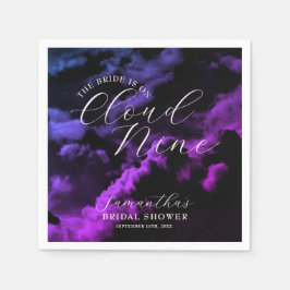 Cloud neun Black Celestial Galaxy Brautparty Serviette