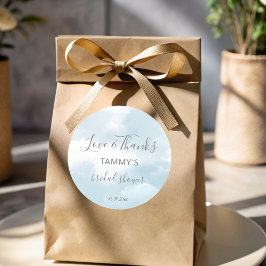 Cloud-neun-Brautparty-Günstige-Geschenk Runder Aufkleber