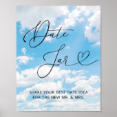Cloud Nine 9 Date Jar Bridal Game Poster (Vorne)