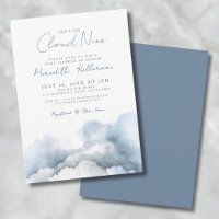 Cloud Nine 9 Elegante Blue Baby Shower