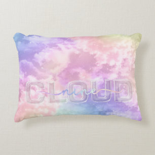 Cloud Nine 9. Geburtstag Accent Pillow - Pastel Sk Dekokissen