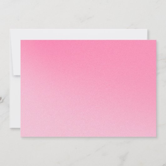 Cloud Nine - 9. Geburtstag - Mädchen Einladung (Rückseite)