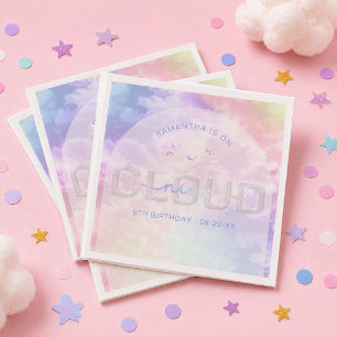 Cloud Nine 9. Geburtstag Napkins - Kawaii Pastel S Serviette