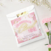 Cloud Nine 9 Glow Pink Gold Glitzer Brautparty Geschenktütchen (Versiegelt)
