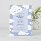 Cloud Nine 9 Niedlich Fun Wedding Engagement Party Einladung (Stehend Vorderseite)