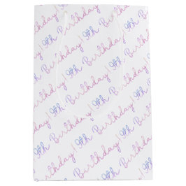Cloud Nine 9th Birthday Geschenktasche - Pastel Ty Mittlere Geschenktüte