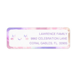 Cloud Nine 9th Birthday Label - Pastel Sky Fevor
