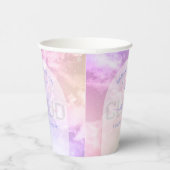 Cloud Nine 9th Birthday Paper Cups - Kawaii Pastel Pappbecher (Rechts)