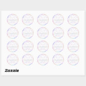 Cloud Nine 9th Birthday Sticker - Pastel Sky Party (Blatt)