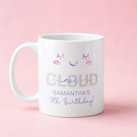 Cloud Nine 9th Birthday Tasse - Pastel Sky Geschen