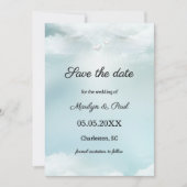Cloud Nine Angel Wings Foto Save the Date (Vorderseite)
