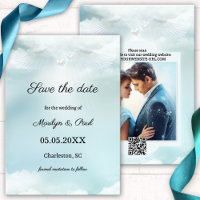 Cloud Nine Angel Wings Foto Save the Date