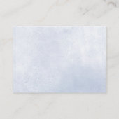 Cloud Nine Baby Boy Babydusche Buchanfrage Enc Begleitkarte (Rückseite)