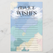 Cloud Nine Baby Duschberatung und Wünsche (Vorderseite)