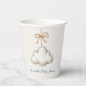 Cloud Nine Baby-Party Pappbecher (Vorderseite)