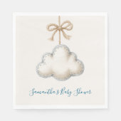 Cloud Nine Baby-Party Serviette (Vorderseite)