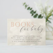 Cloud Nine Baby Shower Books for Baby Begleitkarte (Stehend Vorderseite)