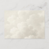 Cloud Nine Baby Shower Books for Baby Begleitkarte (Rückseite)