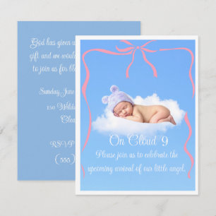 Cloud Nine Baby Shower Digital-Download-Einladung Einladung