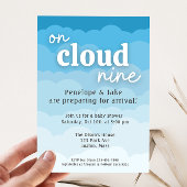 Cloud Nine Baby Shower Einladung