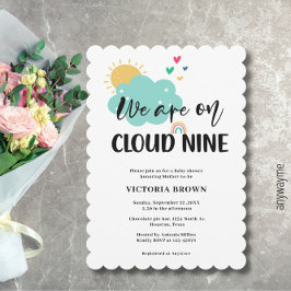 Cloud NIne Baby Shower Invitation Einladung