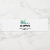 Cloud Nine Baby Shower Wasserflaschenetikett (Einzelnes Label)