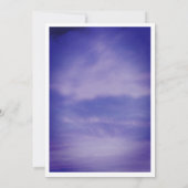 Cloud Nine Birthday Boys Girls 9th Blue Art Dreamy Einladung (Rückseite)