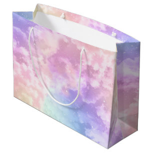 Cloud Nine Birthday Geschenktasche - Große Pastel Geschenktüte