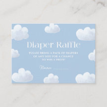Cloud Nine Blue Baby Duwer Diaper Raffle