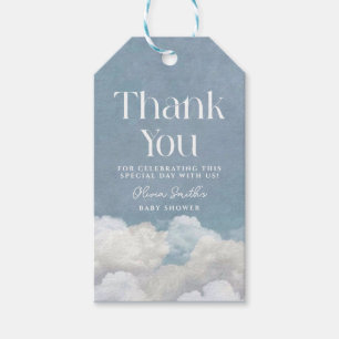 Cloud Nine Blue Cloud Baby Dusche Geschenkanhänger