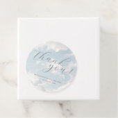 Cloud Nine Blue Cloudy Sky Elegantes Brautparty Geschenkanhänger (Beispiel)