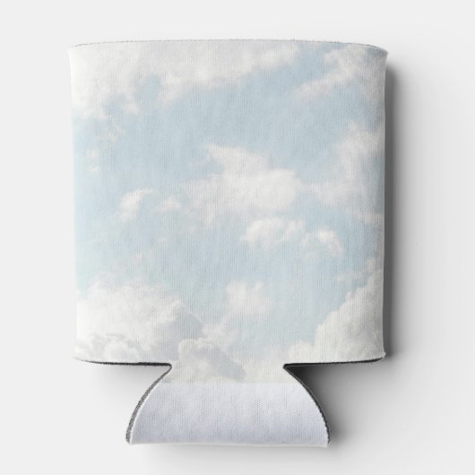 Cloud Nine Blue Cloudy Sky Modernes Brautparty Dosenkühler (Rückseite)