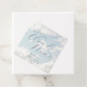 Cloud Nine Blue Cloudy Sky Modernes Brautparty Geschenkanhänger (Beispiel)