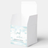 Cloud Nine Blue White Brautparty träumlicher Gefal Geschenkschachtel (Geöffnet)