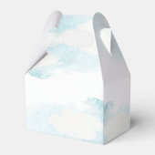 Cloud Nine Blue White Brautparty vielen Dank Geschenkschachtel (Rückseite)