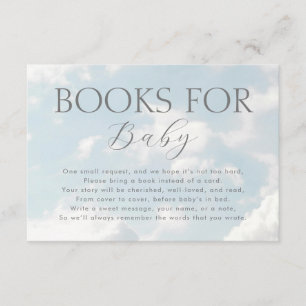 Cloud Nine Books for Baby Sky Baby Shooter Begleitkarte