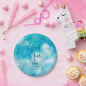 Cloud Nine Boy Baby Dusche Pappteller (Party)