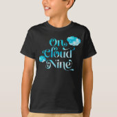 Cloud Nine Boy Birthday Party T-Shirt (Vorderseite)