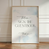 Cloud Nine Brautparty etwas Blau Sockelschild