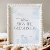 Cloud Nine Brautparty etwas Blau Sockelschild