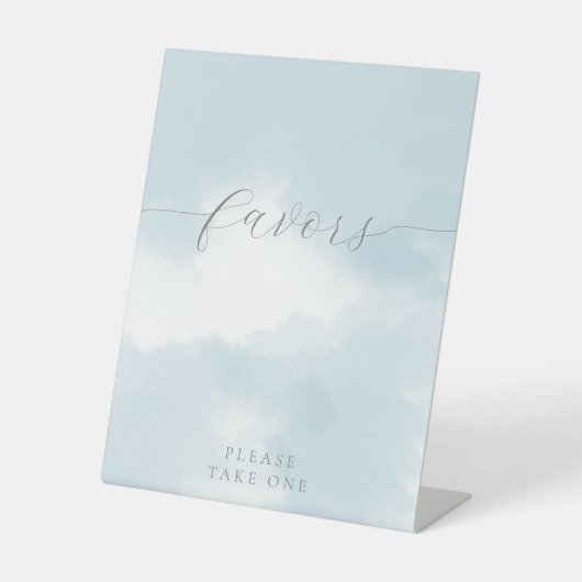 Cloud Nine Brautparty Favoriten Signierung Sockelschild (Vorderseite)