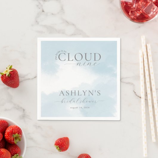 Cloud Nine Brautparty Paper Napkins Serviette (Beispiel)