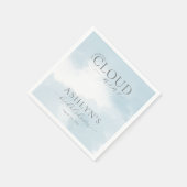 Cloud Nine Brautparty Paper Napkins Serviette (Ecke)