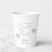 Cloud Nine Brautparty Pappbecher (Vorderseite)