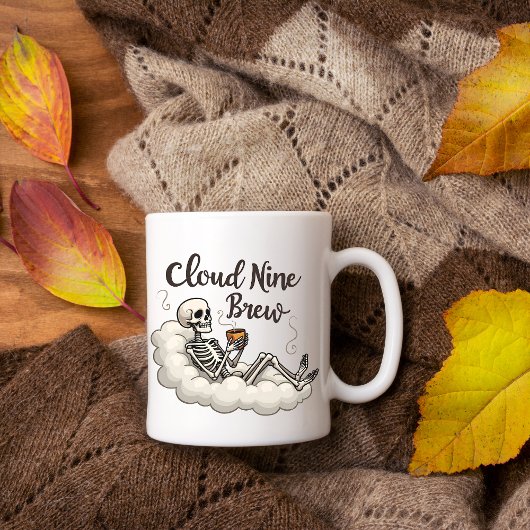 Cloud Nine Brew Skeleton Kaffee Tasse