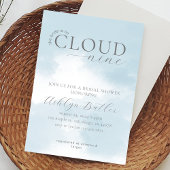 Cloud Nine Bridal Dusche Einladung